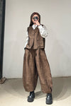 Aviva Jifei Xue single buckle vest SS23-SBCV-ACP bronze color PAJX3